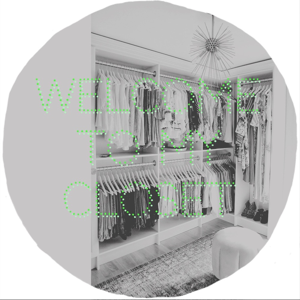 Welcome to my closet!
